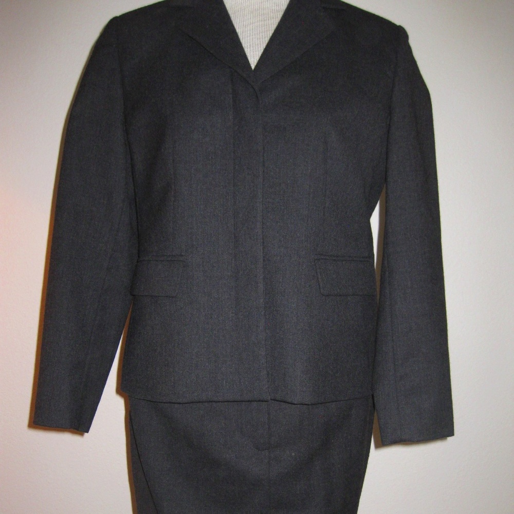 Talbots Gray Flannel Suit